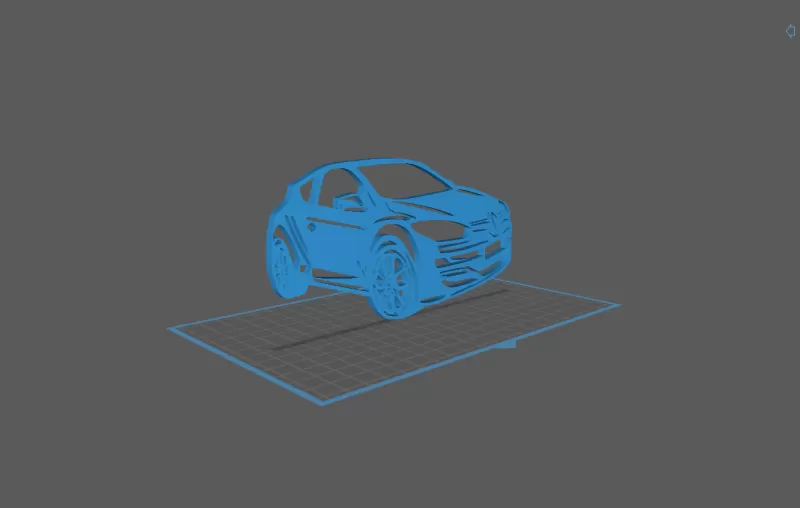 Renault - Megane 3 RS Wall Art - Model preview 1