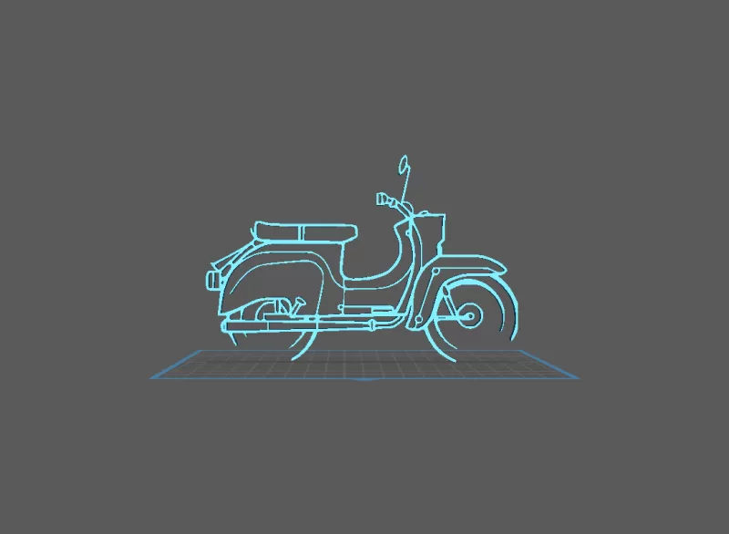 Simson - KR50 Wall Art - Model preview 1