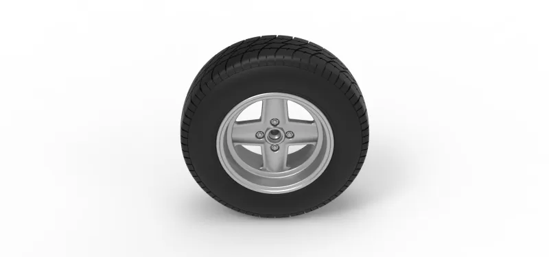 Rear wheel of BriSCA Formula 2 Stock Car Scale 1:25 - Model preview 6