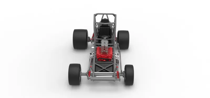 Vintage Pavement Silver Crown Car Base Scale 1:25 - Model preview 8