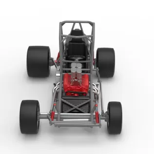 Vintage Pavement Silver Crown Car Base Scale 1:25 - Model thumbnail 8