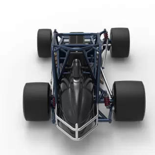 Sprint car Base Version 2 Scale 1:25 - Model thumbnail 17