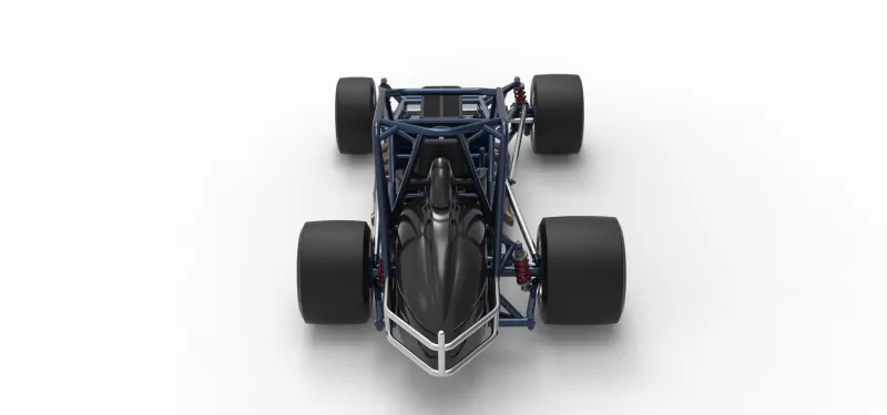 Sprint car Base Version 2 Scale 1:25 - Model preview 17