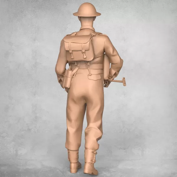 Army Standing Guard - Model preview 2
