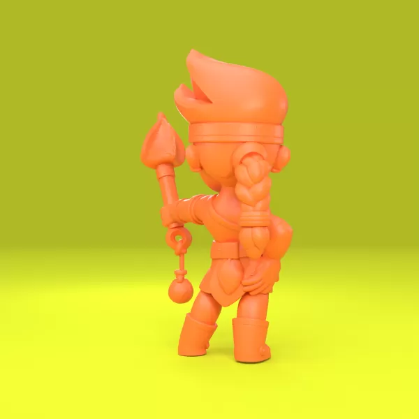 Amber (Original) - Brawl Stars - Model preview 3