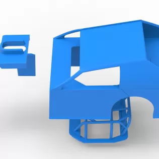 Shell of Mod Lite Race car Scale 1:25 - Model thumbnail 24