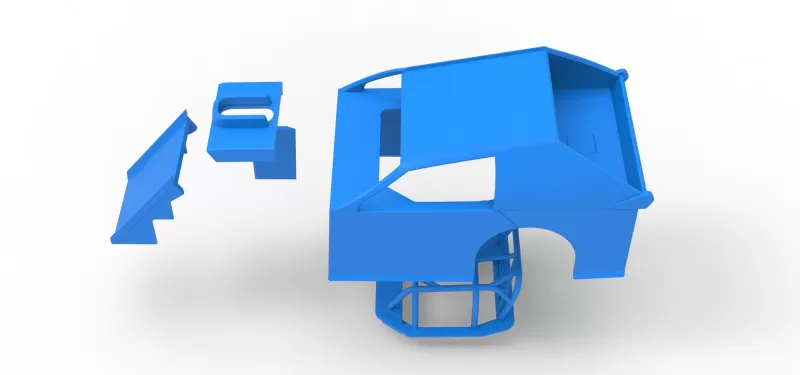 Shell of Mod Lite Race car Scale 1:25 - Model preview 24