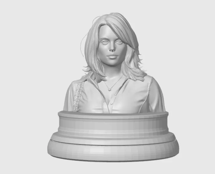 Rachel McAdams 3D Bust - Model preview 3