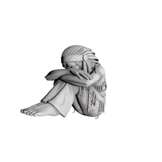 Apache Warrior Man 3D Model - Model thumbnail 4