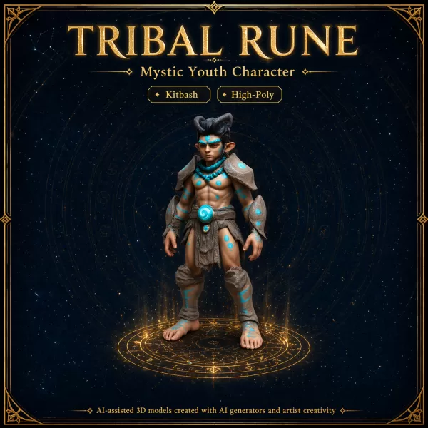 Divine Realm Mythic Character Collection - Model preview 16