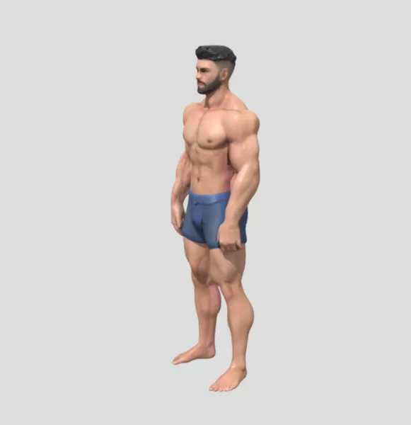 Male Model - Model preview 2