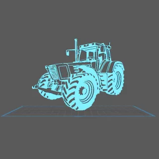 Tractor - Fendt Favorit 824 Wall Art