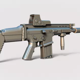 FN SCAR #RoZ - Model thumbnail 3