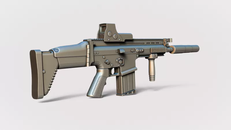 FN SCAR #RoZ - Model preview 3