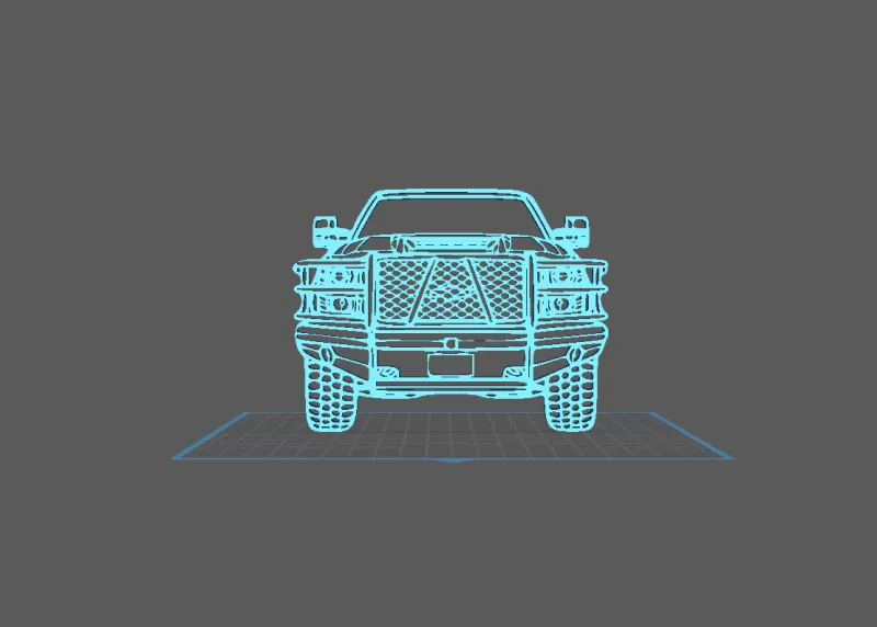 Chevrolet - Silverado Wall Art - Model preview 1