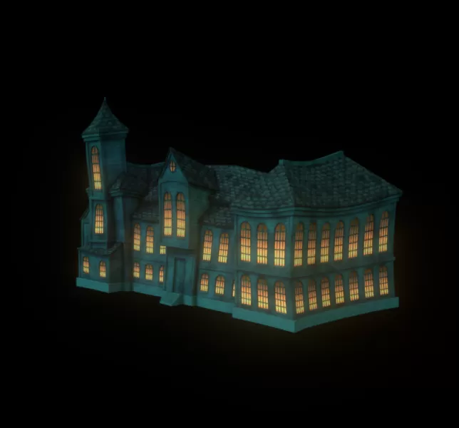 Halloween Mansion - Model preview 2