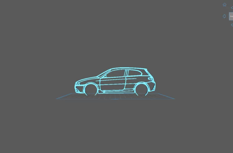 Alfa Romeo - 147 GTA Wall Art - Model preview 2