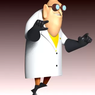 Dr. Nefario - Despicable Me - Model thumbnail 5