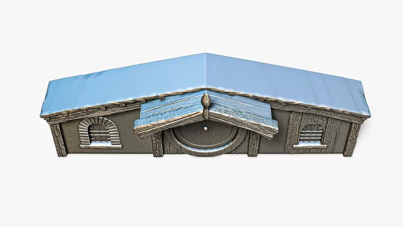 Hobbit House Facade 3 #RoZ - Model preview 6