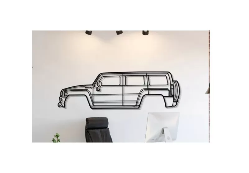 Hummer - H3 2010 Wall Art - Model preview 1