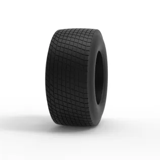 Rear tire of Vintage Champ car Scale 1:25 - Model thumbnail 3
