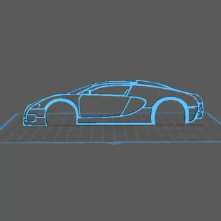 Bugatti - Veyron Wall Art