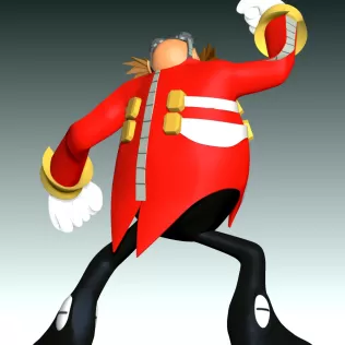 Doctor Eggman - Sonic the Hedgehog - Model thumbnail 8