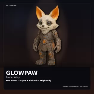 Fennec Heroes – Fantasy & Sci-Fi Fox Character Collection - Model thumbnail 20