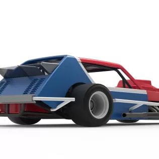 Vintage Asphalt Modified stock car V10 Scale 1:25 - Model thumbnail 19