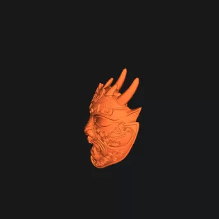 Dragon Mask - Model thumbnail 2