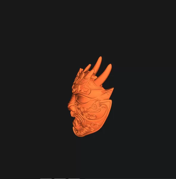 Dragon Mask - Model preview 2