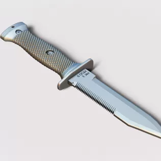 Ontario Mark 3 Navy Knife #RoZ - Model thumbnail 4