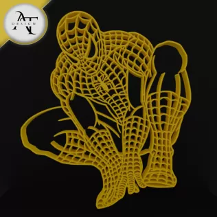 Spiderman - Marvel - Silhouette - 2D Wall Art Decor