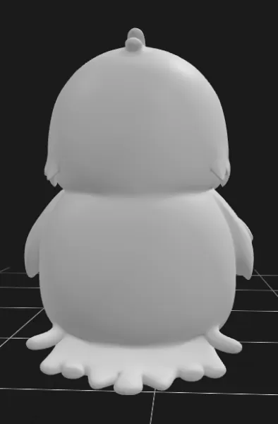 Bird Holding Gift Basket - Model preview 4