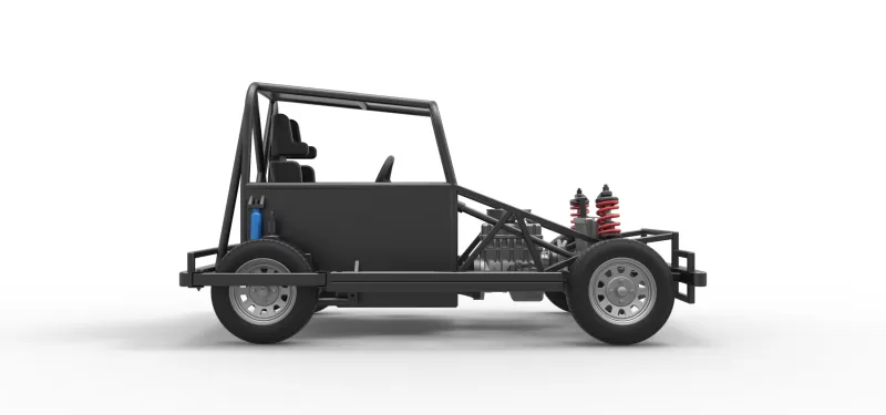 New Zealand Ministock car Base Scale 1:25 - Model preview 19