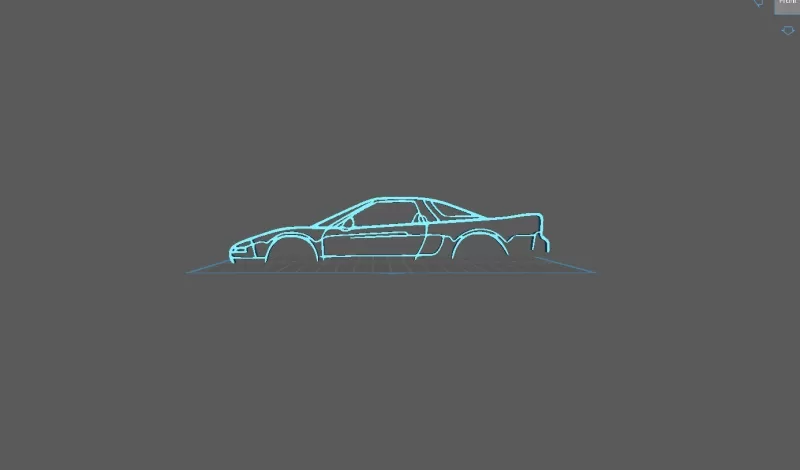Acura - NSX NA1 Wall Art - Model preview 1