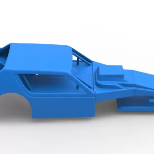 Shell of Vintage Asphalt Modified stock car V8 Scale 1:25 - Model thumbnail 14