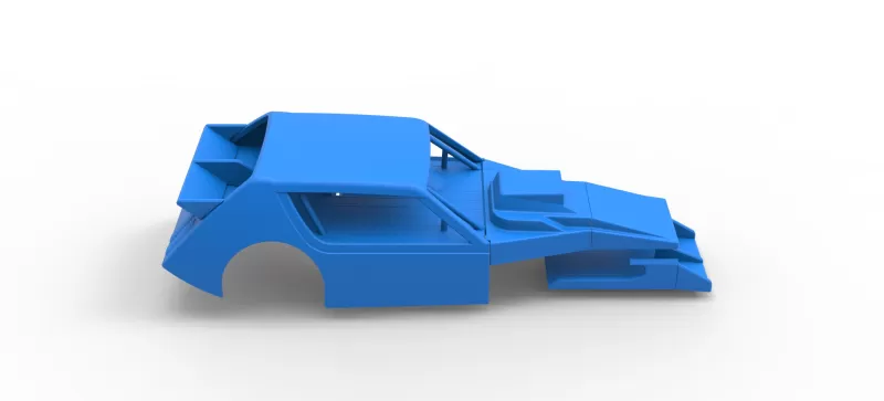 Shell of Vintage Asphalt Modified stock car V8 Scale 1:25 - Model preview 14