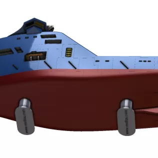 Bourbon – Horizon Arctic Ocean Going Tugs 1m model - Model thumbnail 13