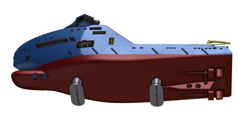 Bourbon – Horizon Arctic Ocean Going Tugs 1m model - Model preview 13