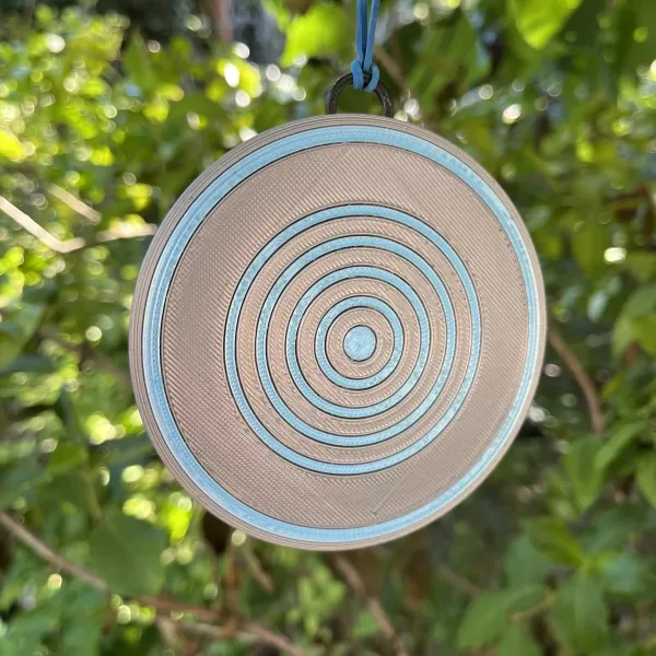 1982 Tron Disc Christmas Tree Ornament - Model preview 12