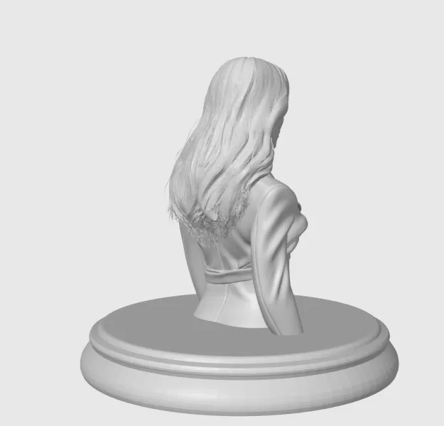 Mila Kunis 3D Bust Print - Model preview 5