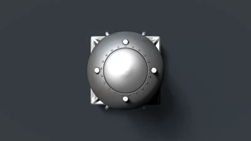 Fat Man Atomic Bomb #RoZ - Model preview 7