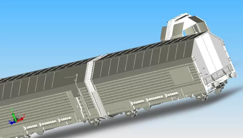 1:87 Spur H0 - Autotransportwagen der DBAG Typ Hcceerrs330 - Model preview 17
