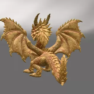 ☀ Sunfire Celestial Dragon STL File for 3D Print - Model thumbnail 7