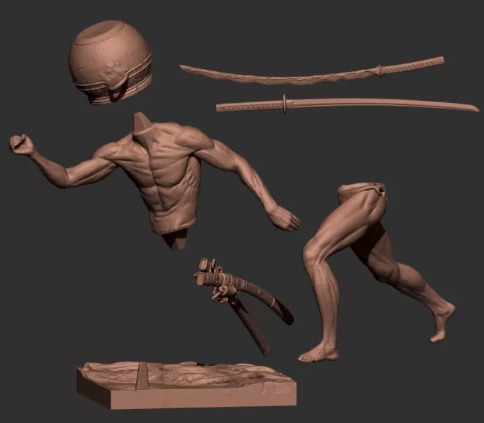 Let Me Solo Her Fanart - Eldenring - Model preview 2