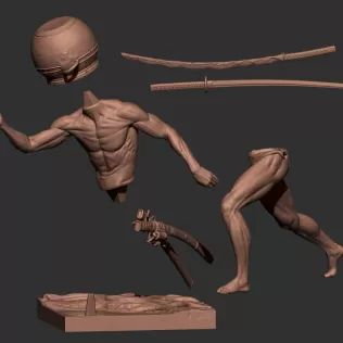 Let Me Solo Her Fanart - Eldenring - Model thumbnail 2