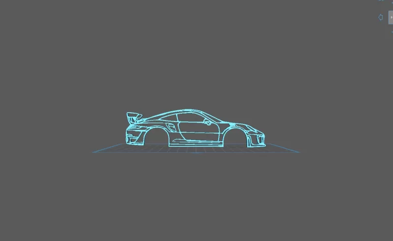 Porsche - 991 GT2 RS Wall Art - Model preview 2