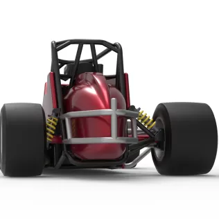 Pavement Silver Crown Car Version 2 Scale 1:25 - Model thumbnail 15