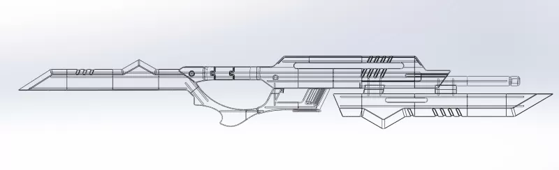 Kaiju No 8 Gen Sword - Model preview 1